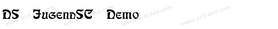 DS JugendSC Demo字体转换